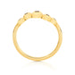 Bubble Nest Ring featuring Australian Chocolate Diamonds set in Yellow Gold