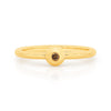 Bubble Ring featuring an Australian Chocolate Diamond set in Yellow Gold