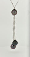 Tahitian Pearls on White Gold necklace