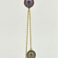 Tahitian Pearls on Yellow Gold necklace