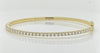 Yellow Gold Bangle featuring White Diamonds