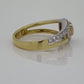 Bondi Ring featuring an Australian Chocolate Diamond and White Diamonds set in White, Rose and Yellow Gold